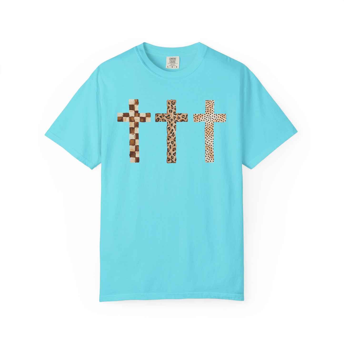Animal Print Cross Tee