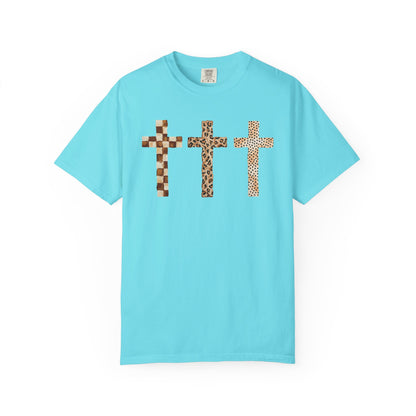 Animal Print Cross Tee