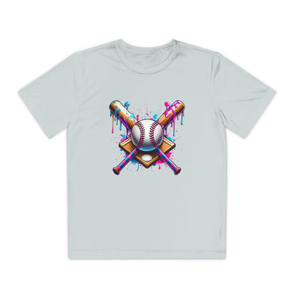 Colorful Drip Baseball Boys Tee