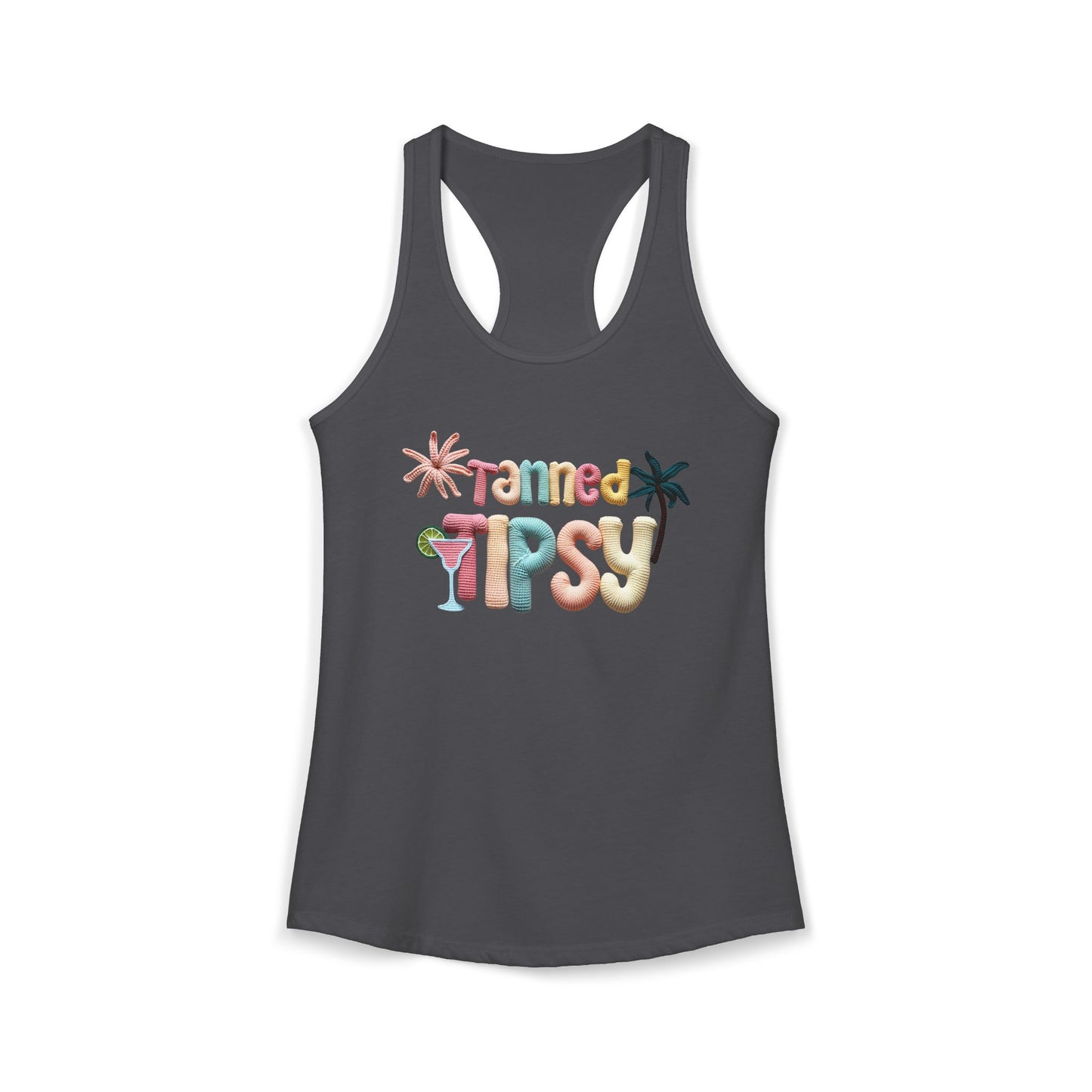 Tanned Tipsy Racerback Tank