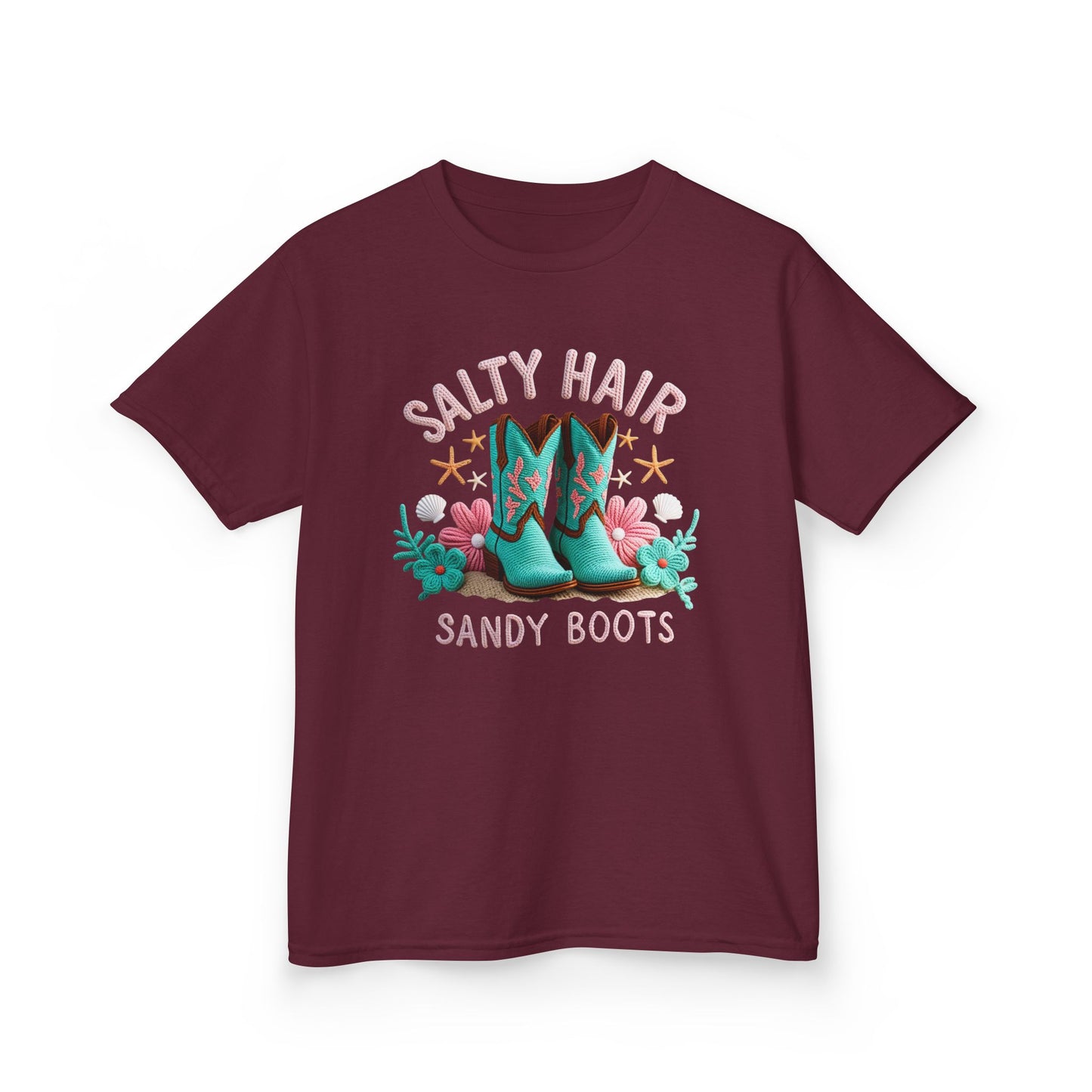 Salty Hair, Sandy Boots" Tee