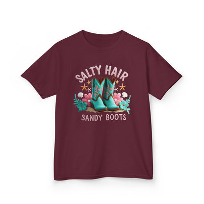 Salty Hair, Sandy Boots" Tee