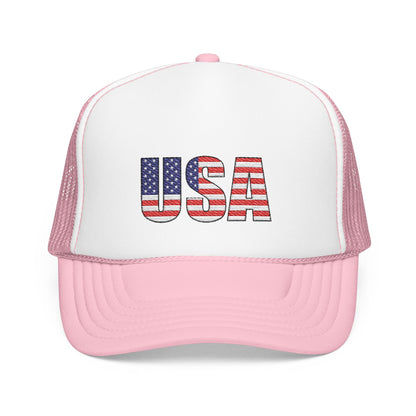 USA Flag Trucker Hat