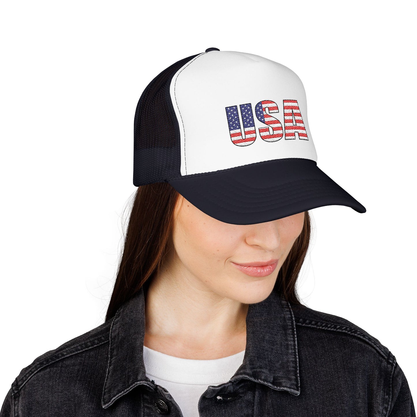 USA Flag Trucker Hat