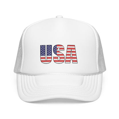 USA Flag Trucker Hat