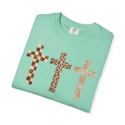 Animal Print Cross Tee