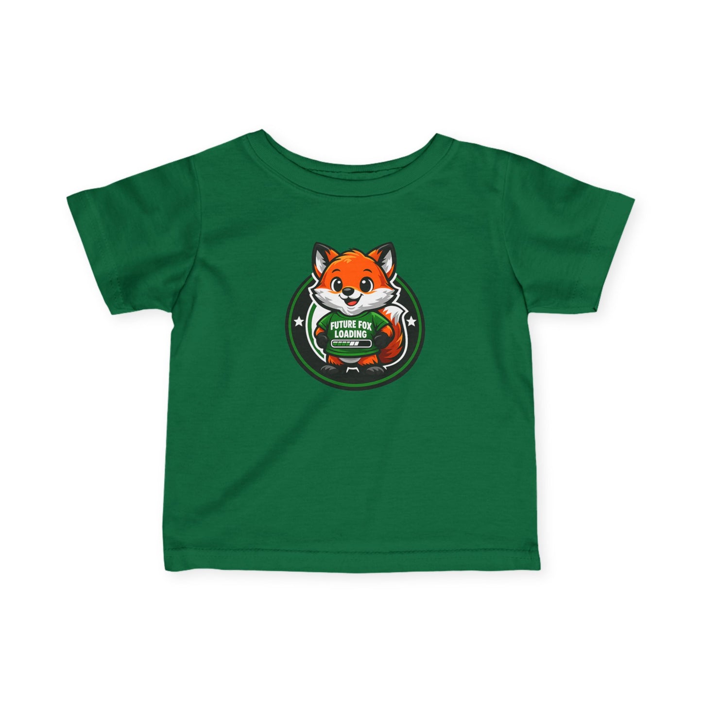 Infant Tee — Cute Fox 'Future Firefighter' Baby Shirt