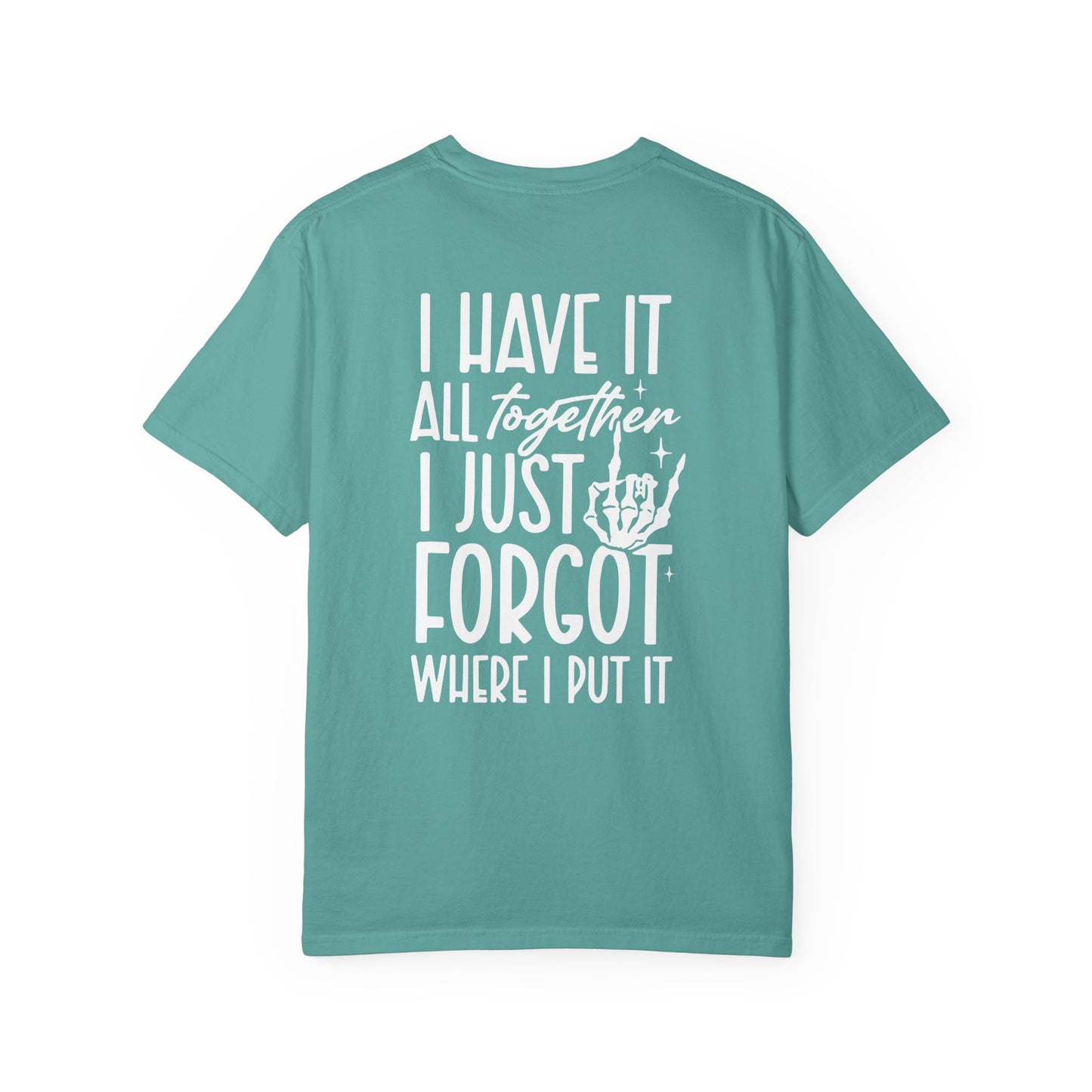 Mom Life Tee - Front& Back - White Writing