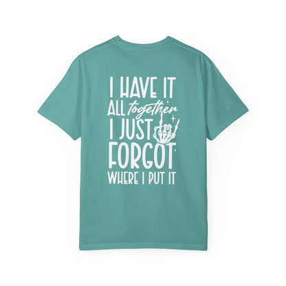 Mom Life Tee - Front& Back - White Writing