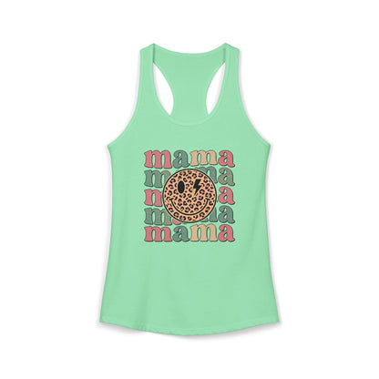 Mama Smiley Racerback Tank