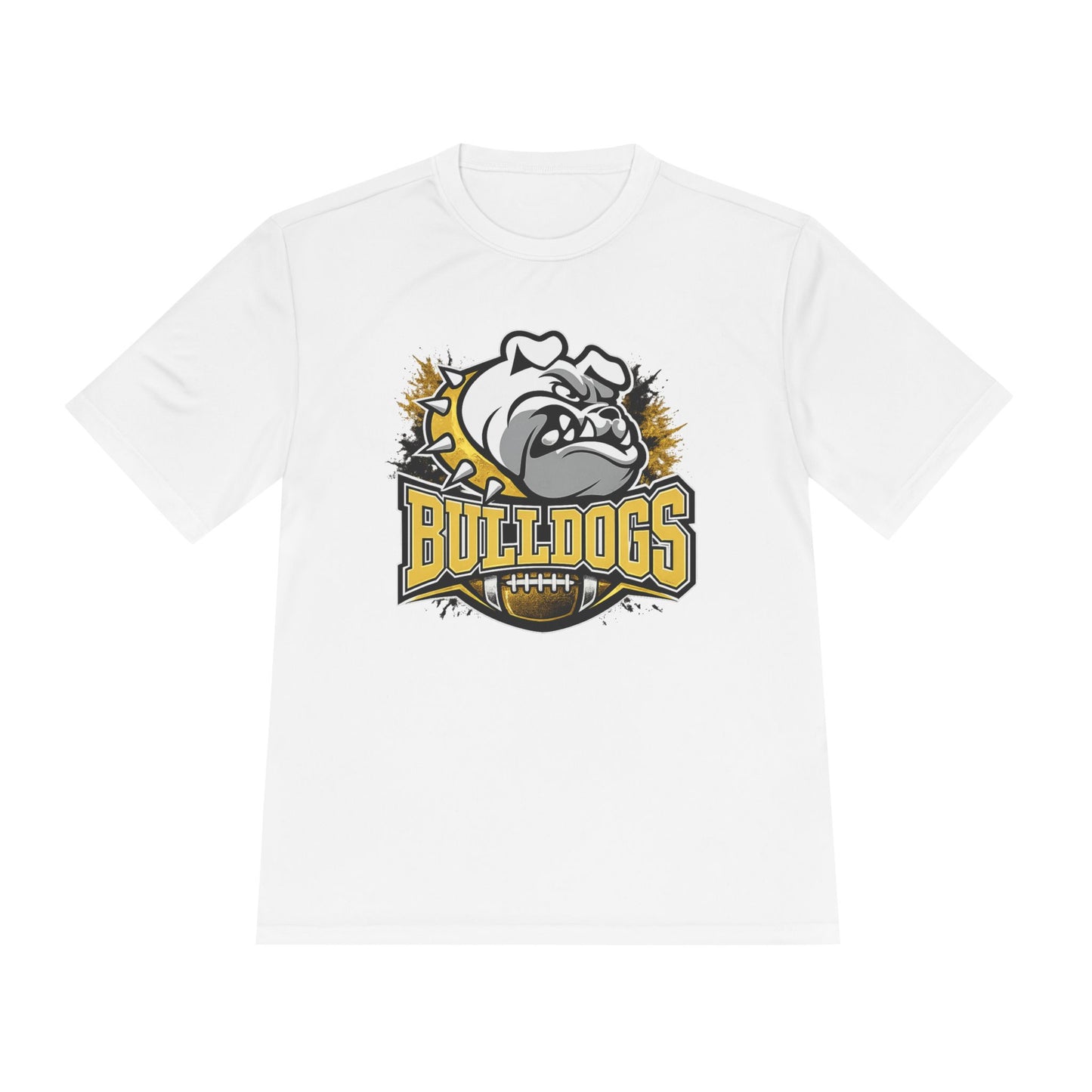 Bulldogs Football Mascot Tee — Moisture‑Wicking Sports Shirt