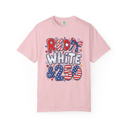 Red White & 250 Patriotic Tee