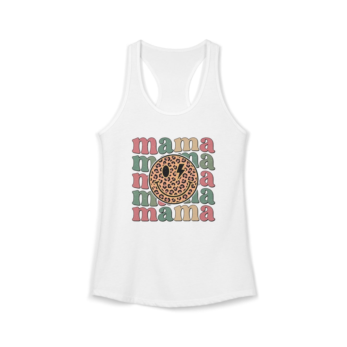 Mama Smiley Racerback Tank
