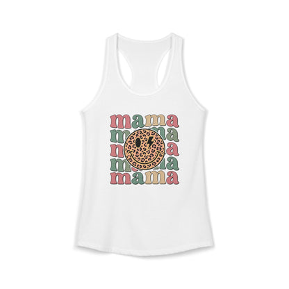 Mama Smiley Racerback Tank