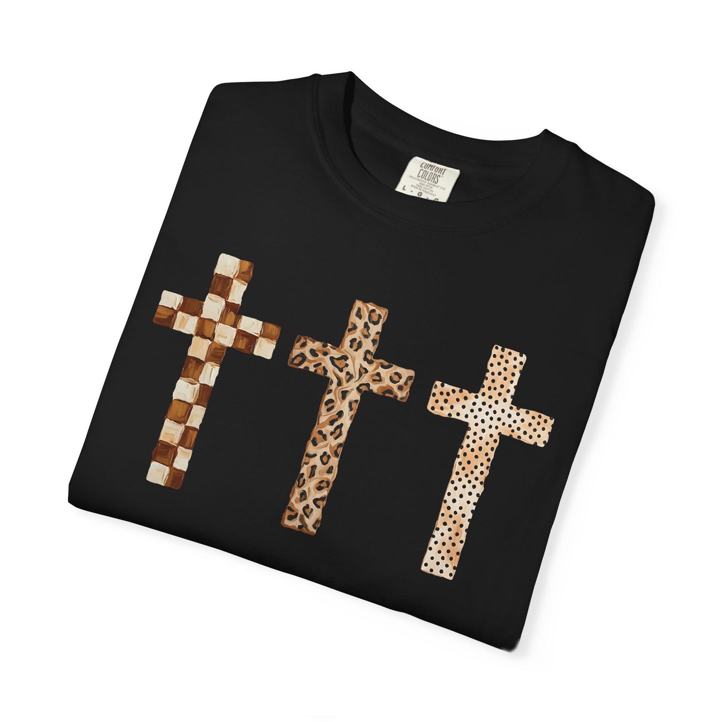 Animal Print Cross Tee