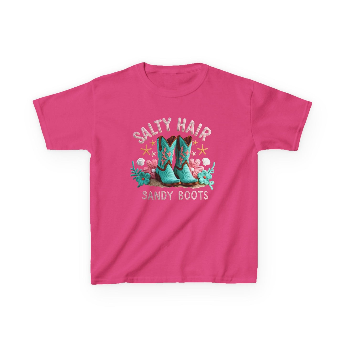Salty Hair, Sandy Boots" Tee