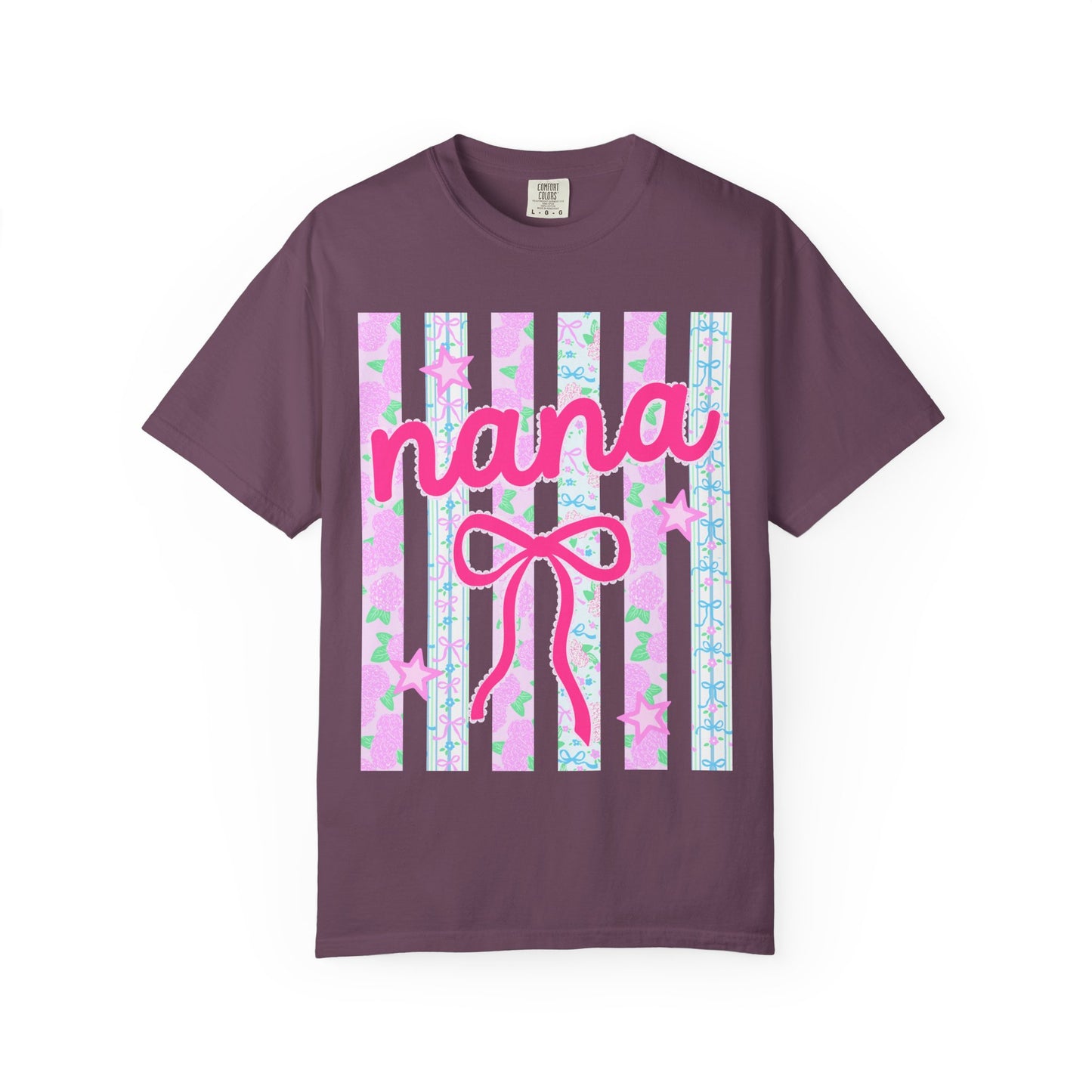 Nana Bow Stripe Tee
