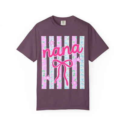 Nana Bow Stripe Tee