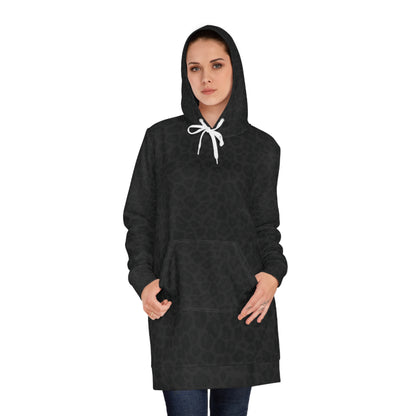 Leopard Hoodie Dress — Women's Sherpa Hoodie Dress