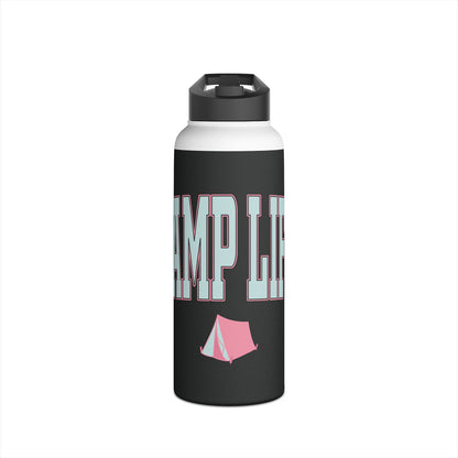 Camp Life Stainless Steel Water Bottle - BLACK