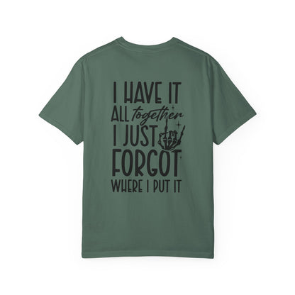 Mom Life Tee - Front& Back - Black Writing