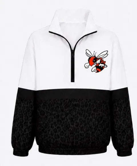 Rockwall- Black Cheetah Windbreaker