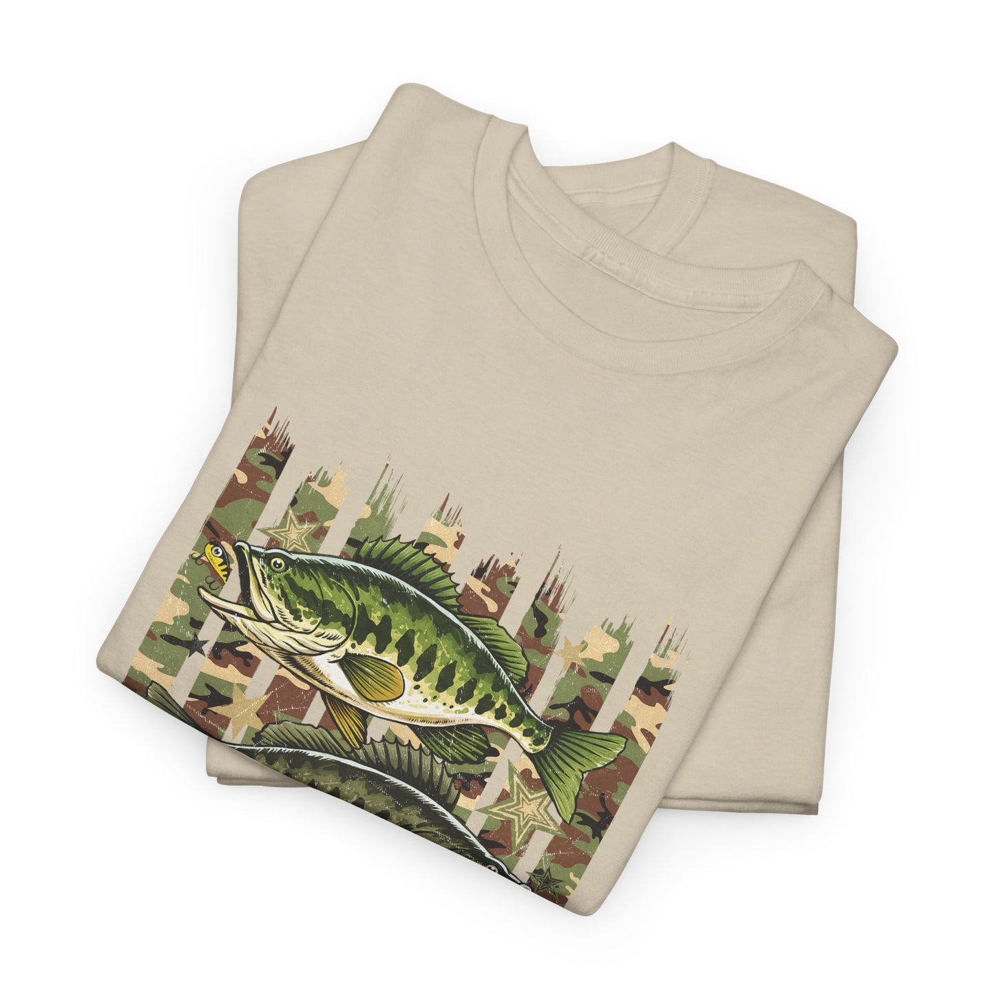 Fishing Bass Camouflage Tee