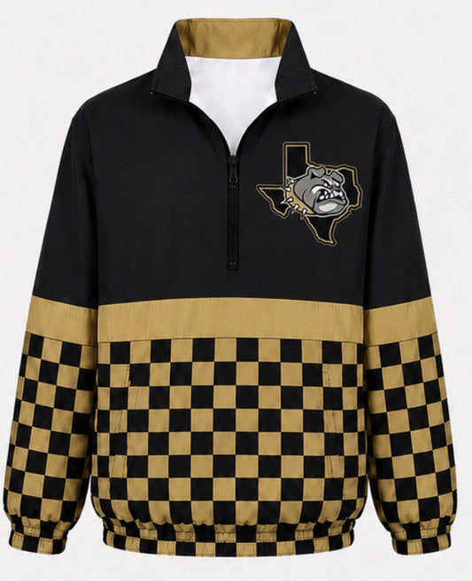 Royse City Checkered Windbreaker