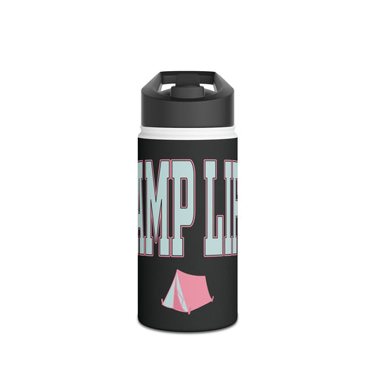 Camp Life Stainless Steel Water Bottle - BLACK
