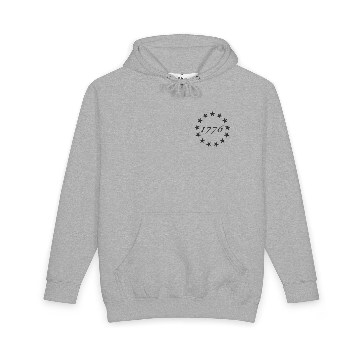 Hoodie — 1776 Betsy Ross Flag Distressed American Patriot Pullover