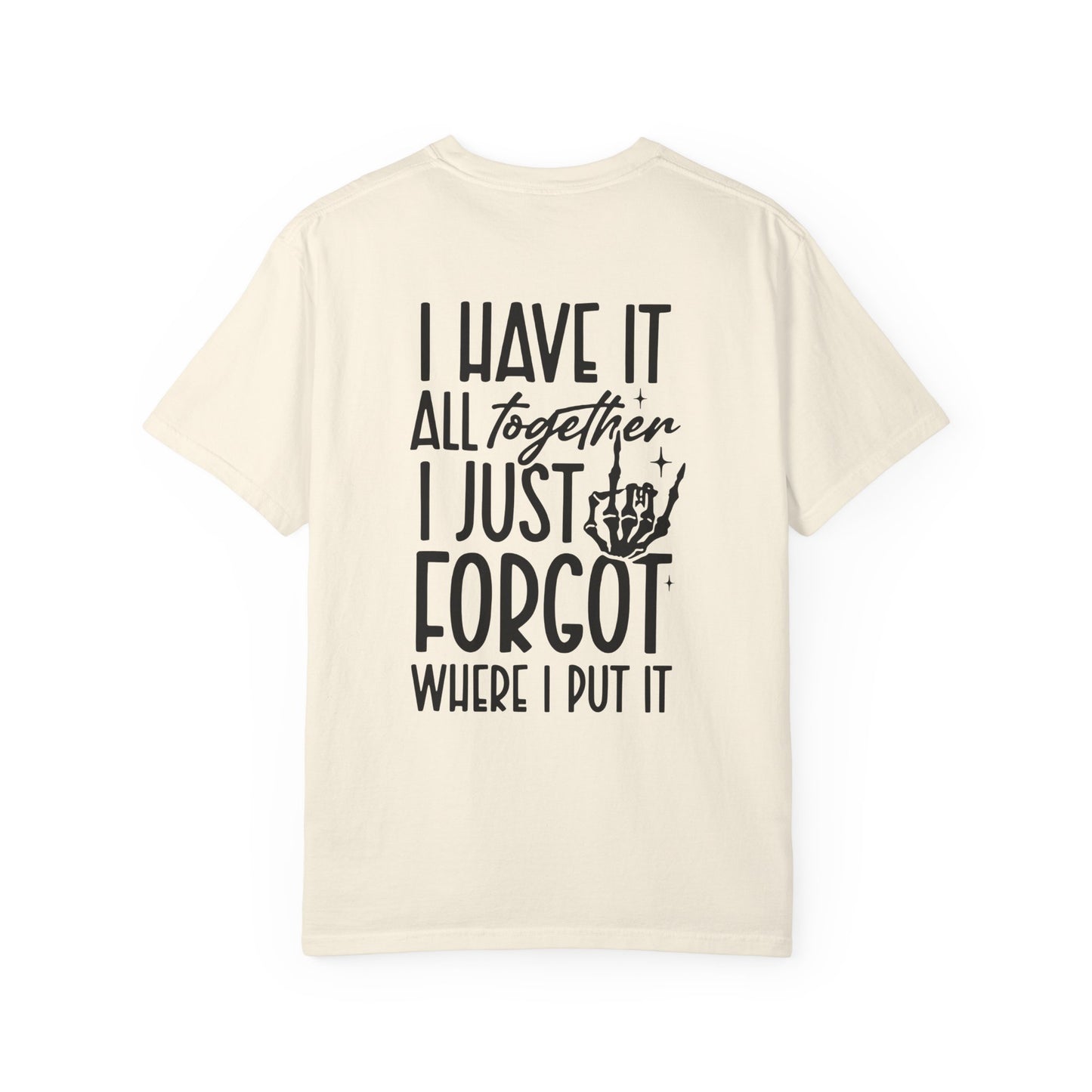 Mom Life Tee - Front& Back - Black Writing