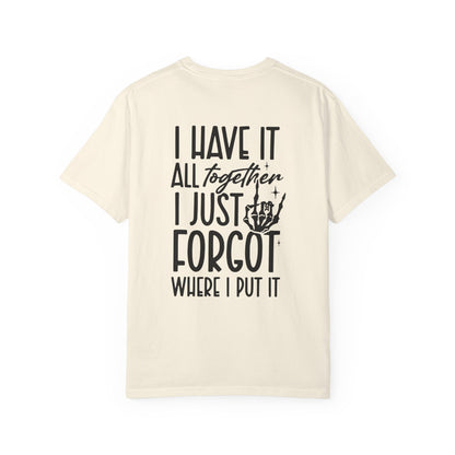 Mom Life Tee - Front& Back - Black Writing