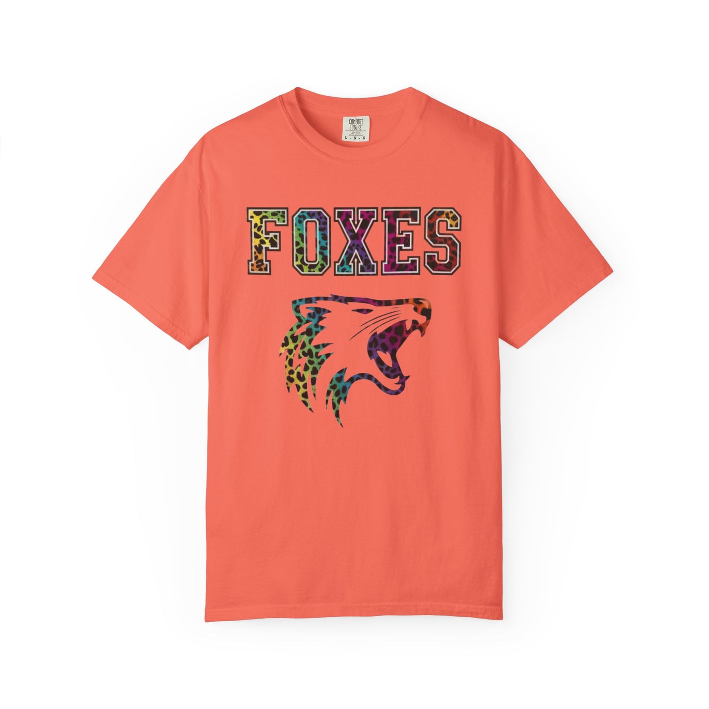 Foxes Leopard Mascot Tee