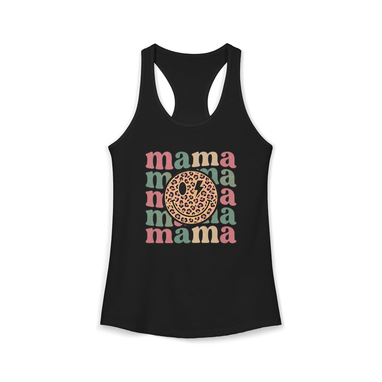Mama Smiley Racerback Tank