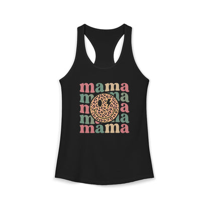 Mama Smiley Racerback Tank