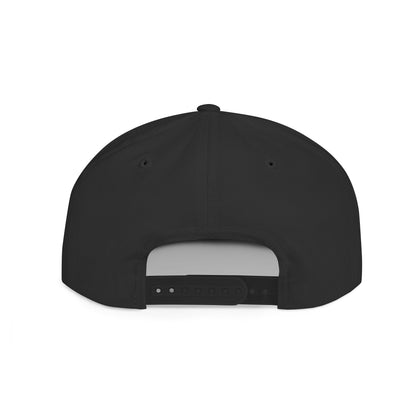 Mama Checkerboard Flat Bill Snapback Hat — Retro Pink Script Cap for Moms