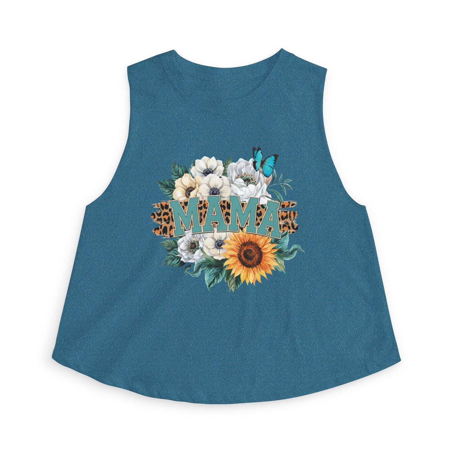 Mama Sunflower Crop Top
