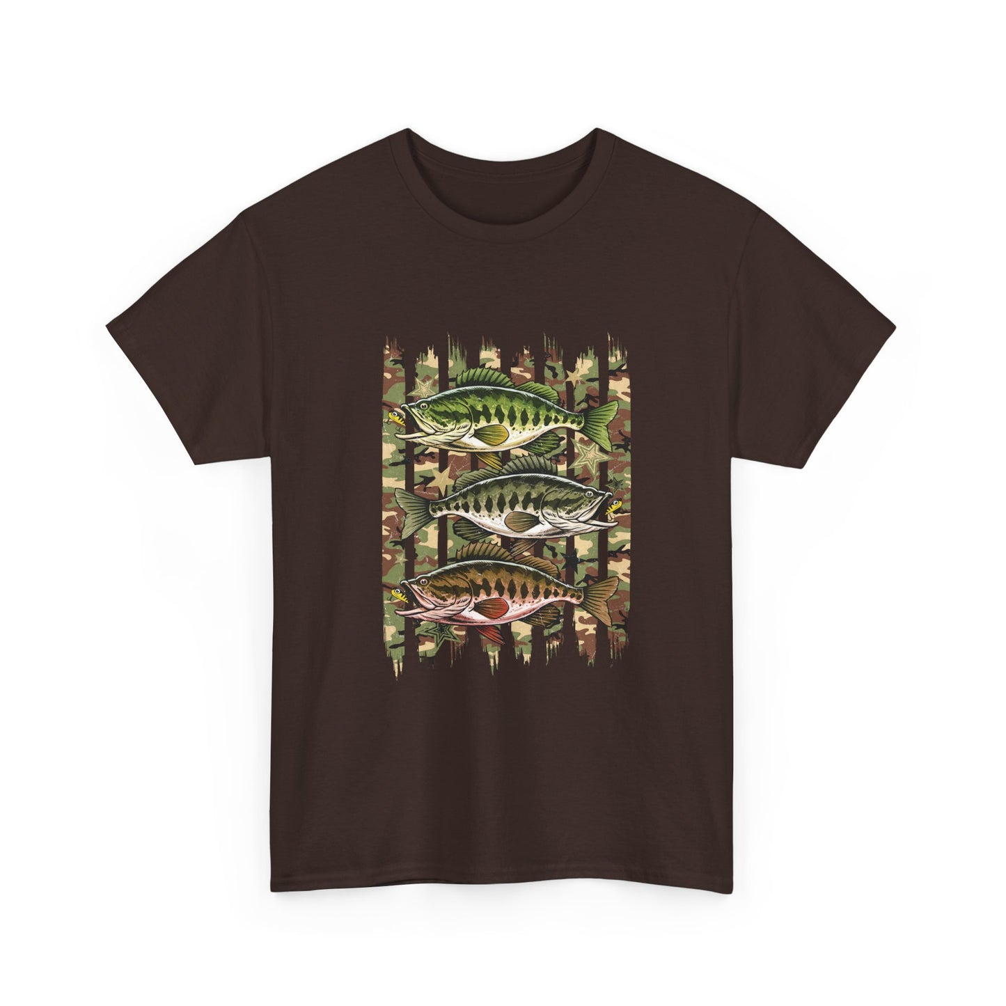 Fishing Bass Camouflage Tee