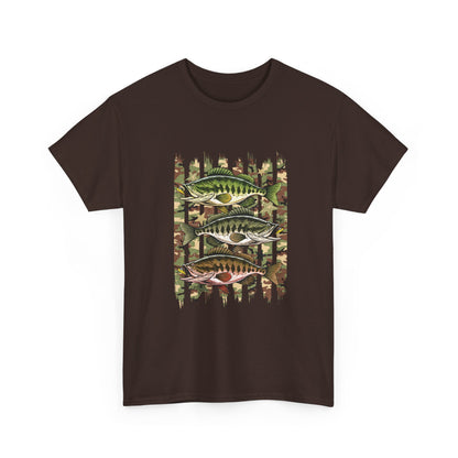 Fishing Bass Camouflage Tee