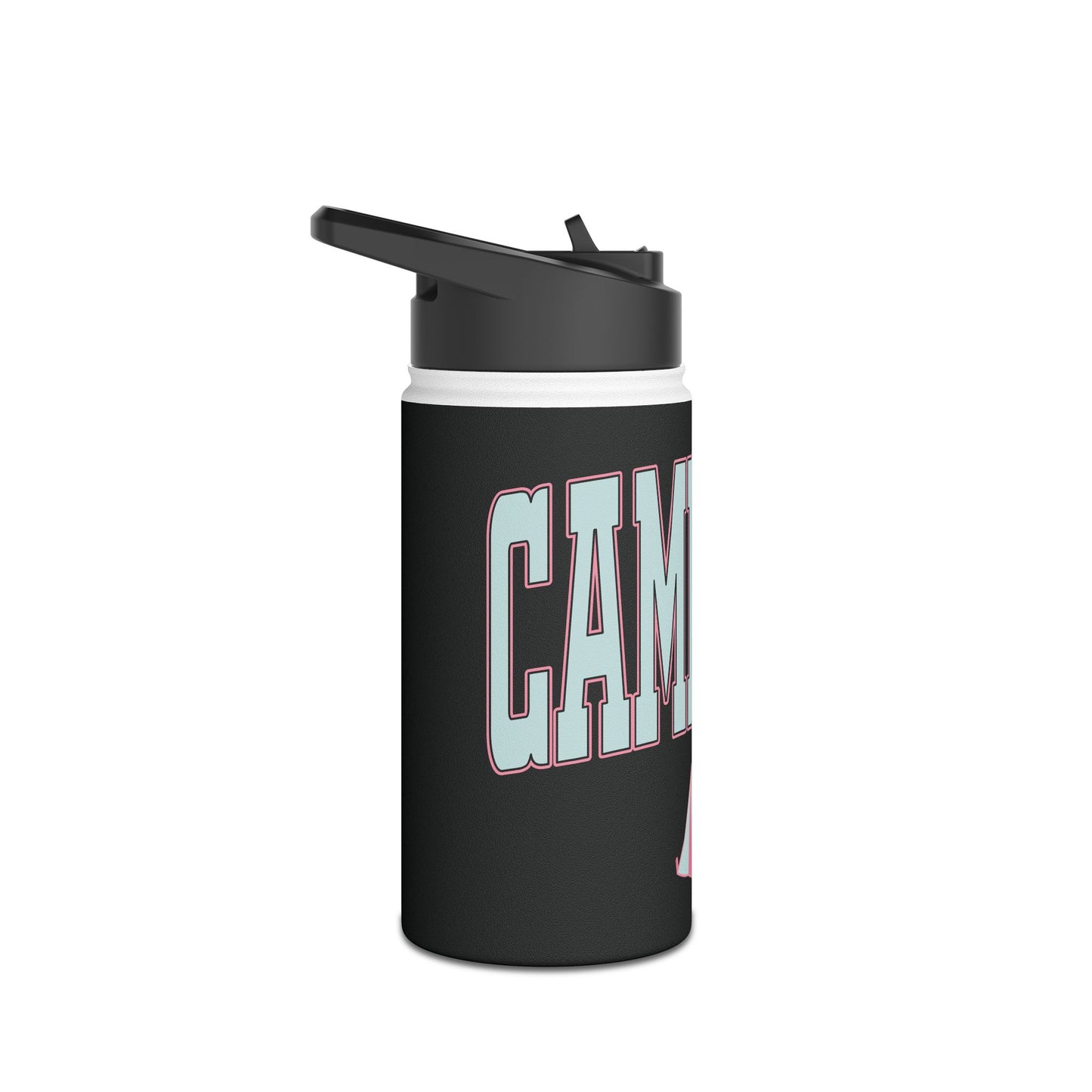 Camp Life Stainless Steel Water Bottle - BLACK