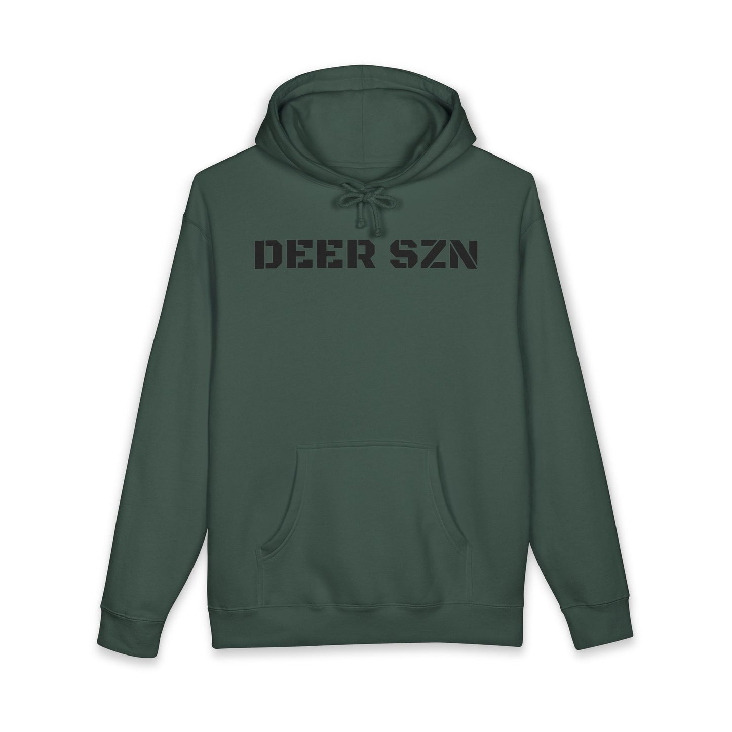 Deer SZN Hoodie - Camo Text Hunting Sweatshirt