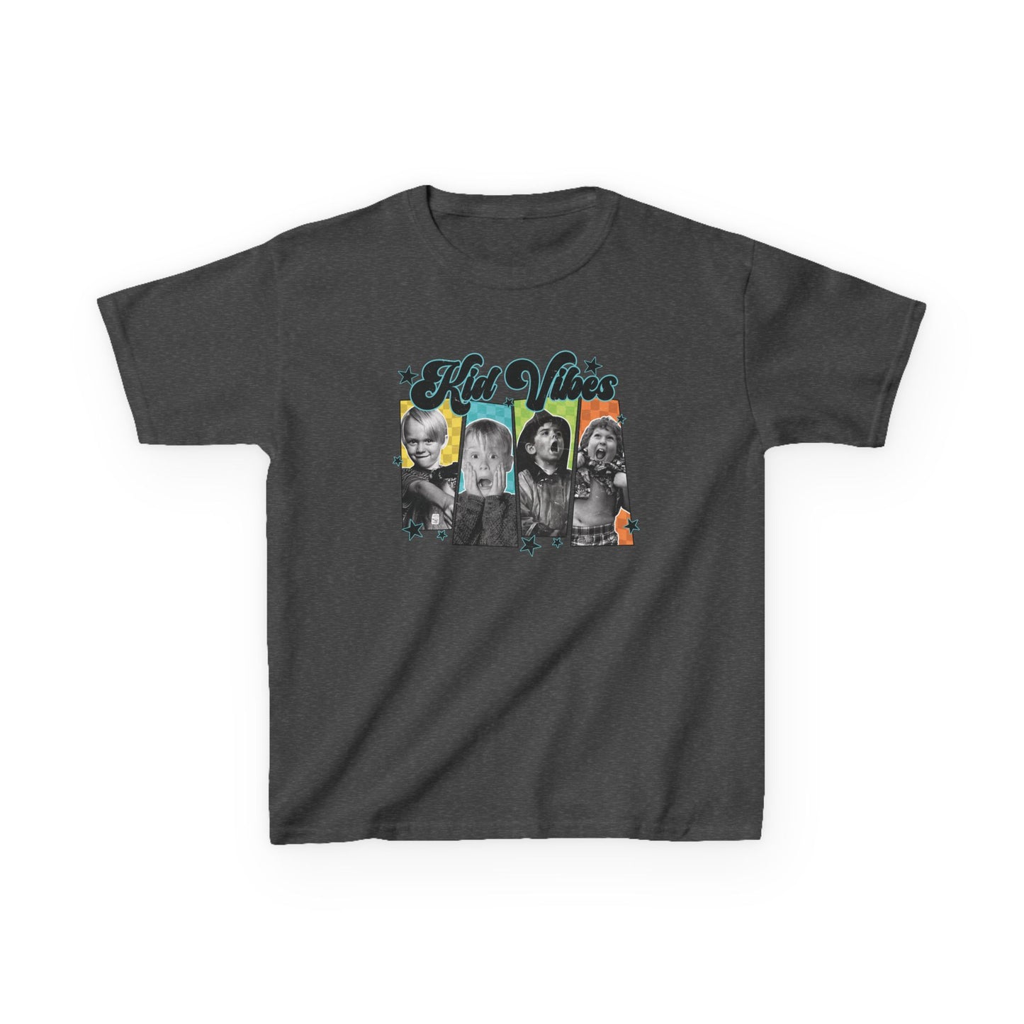 Boys Tee — 'Kid Vibes' Retro Pop Art Graphic Tee