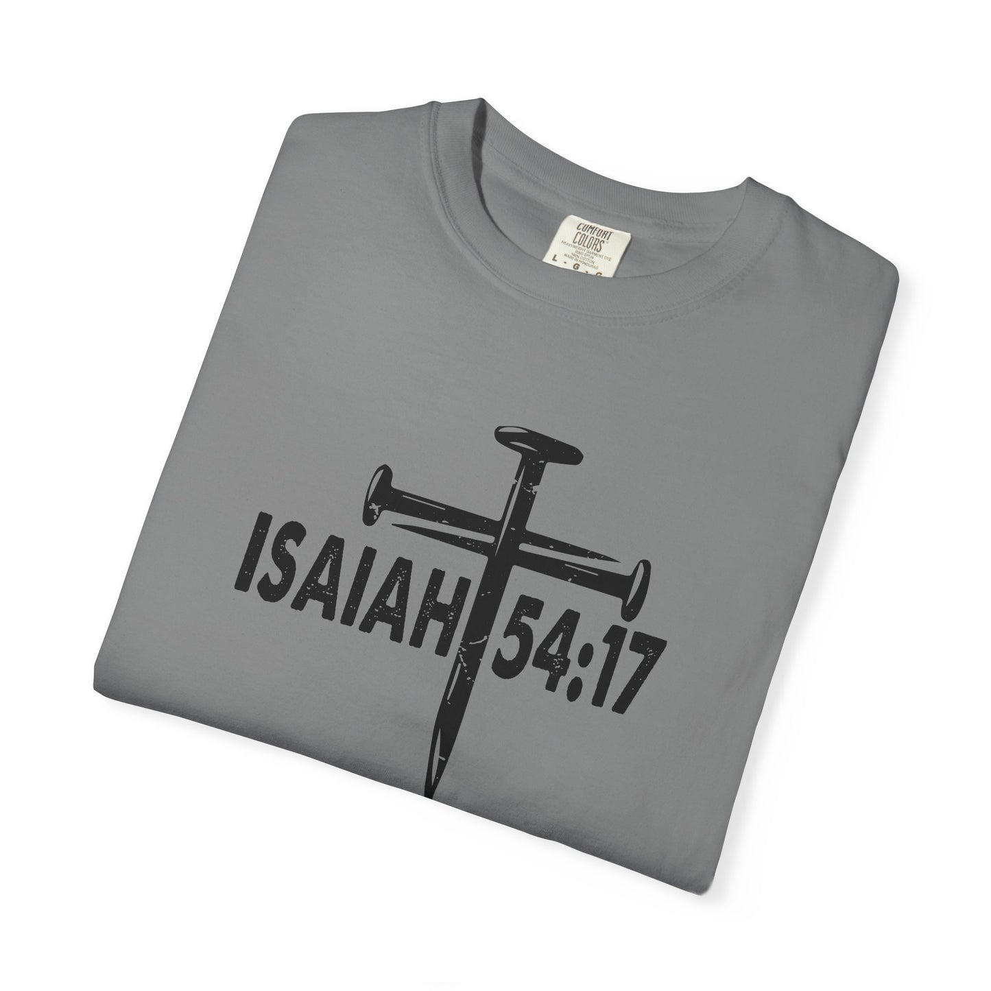 Isaiah 54:17 Faith Tee Front& Back