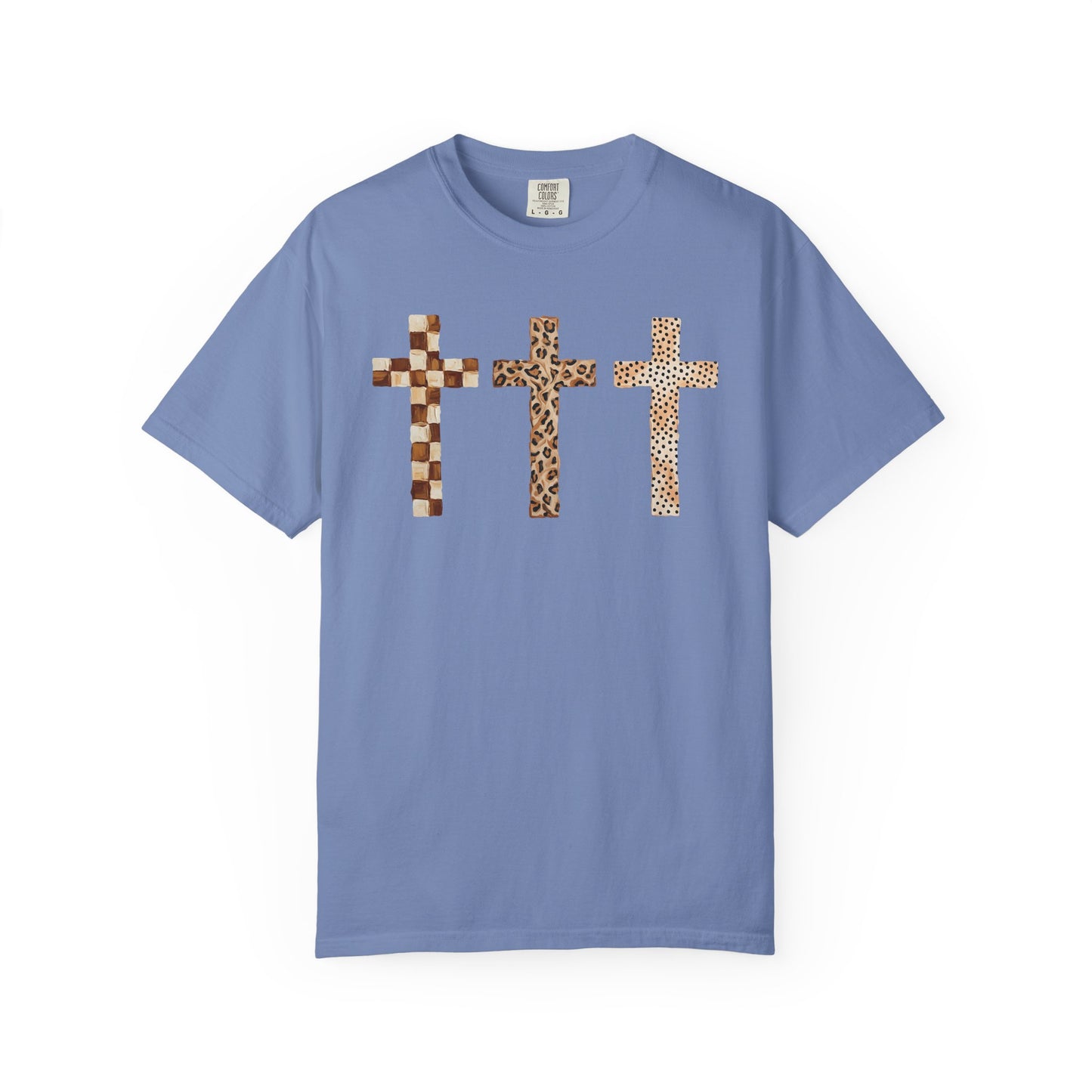 Animal Print Cross Tee