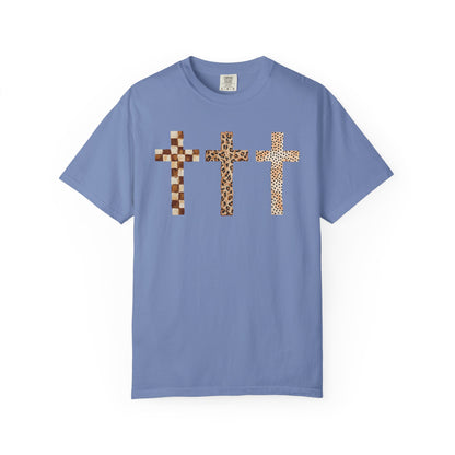 Animal Print Cross Tee