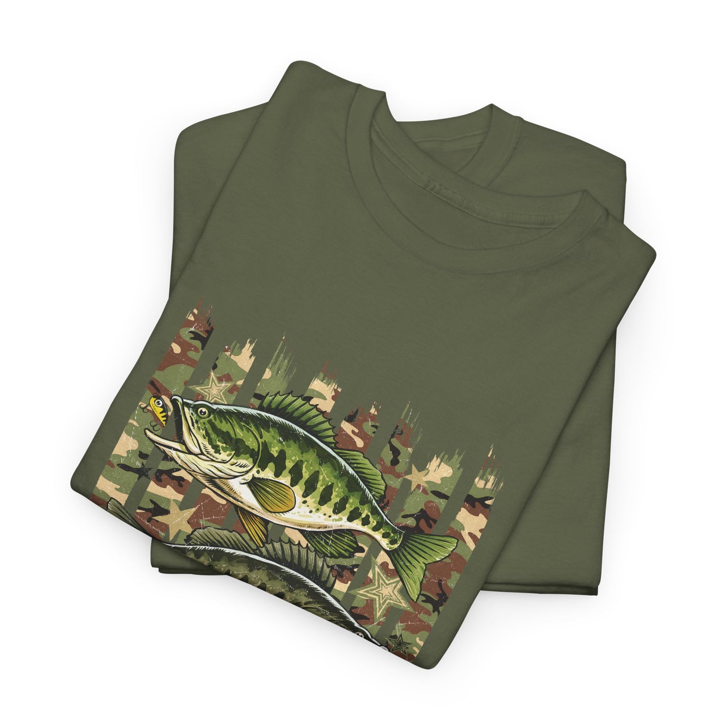 Fishing Bass Camouflage Tee