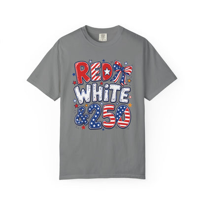 Red White & 250 Patriotic Tee