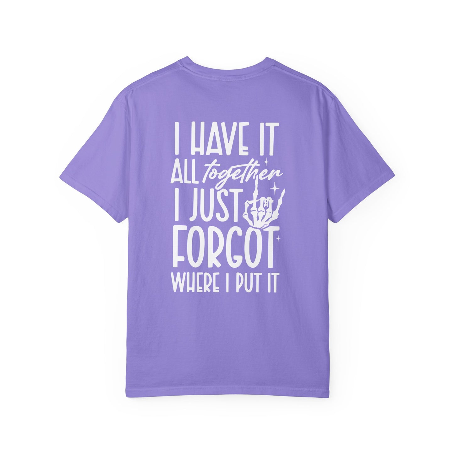Mom Life Tee - Front& Back - White Writing