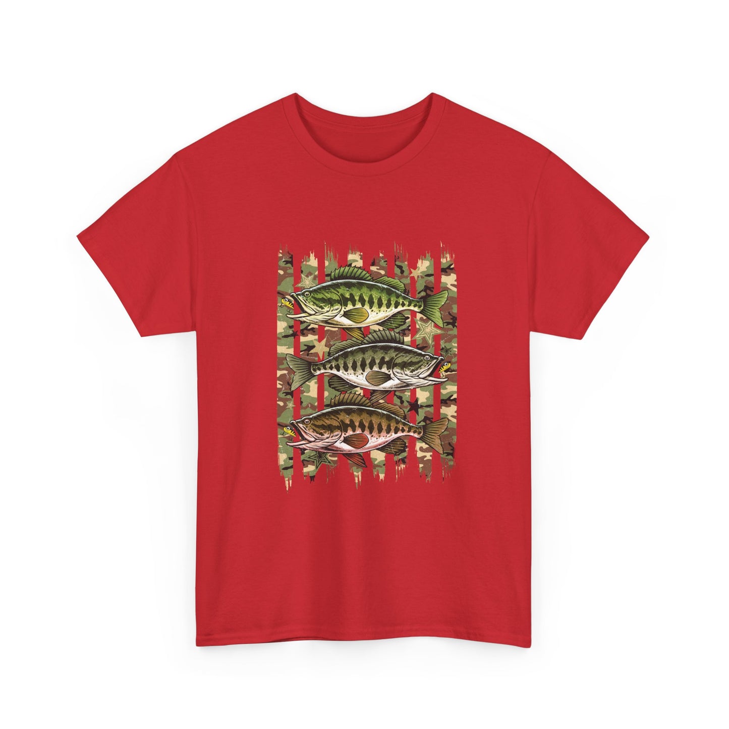 Fishing Bass Camouflage Tee