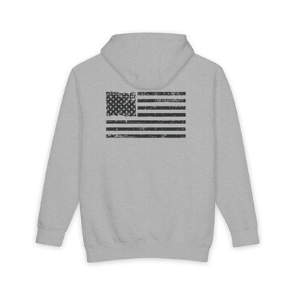 Hoodie — 1776 Betsy Ross Flag Distressed American Patriot Pullover